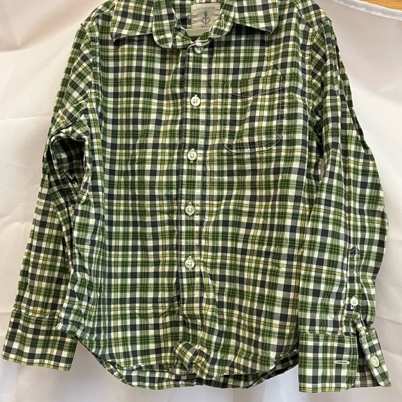 Boys Rock Plaid Button Down Shirt - Red, Green, Blue - Picture 12 of 16